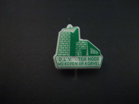 Ondernemersvereniging Korvel Vooruit, Tilburg,Onze-Lieve-Vrouwe-ter-Noodkapel.oorlogsmonument, groen